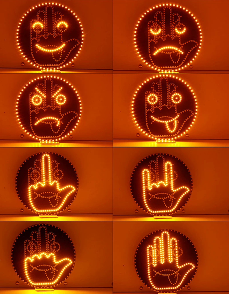GestureGlow Car Expression Light