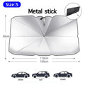 2025 Car Windshield Sunshade Foldable Umbrella Sun Shade Front Window Cover for UV Block Heat Portable Protector Parasol
