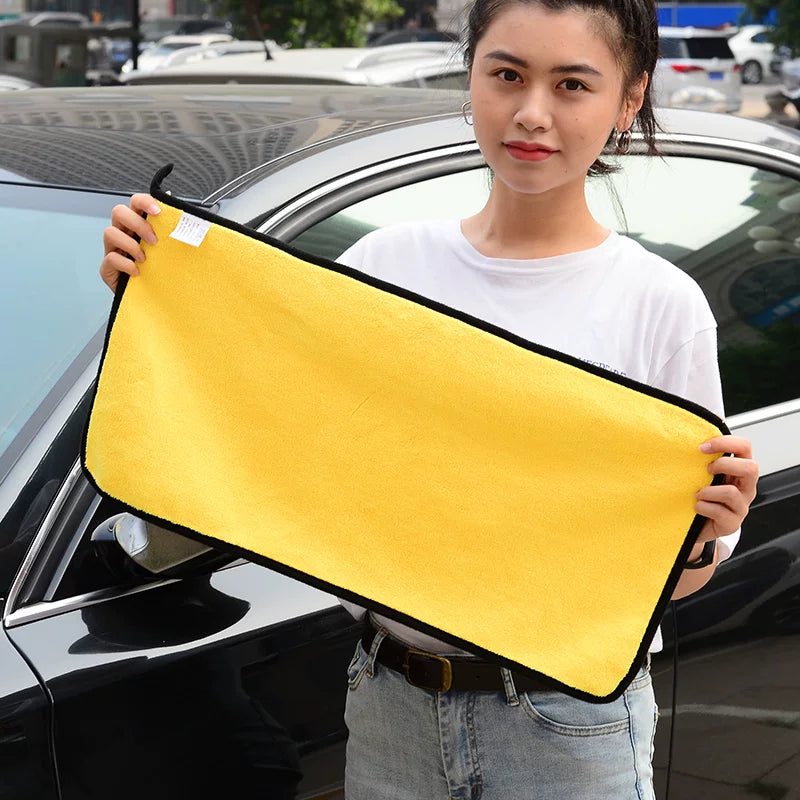 DRIVON microfiber car wash towel set, three sizes (view 3)