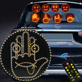DRIVON gesture control car expression light showing animated LED display (view 1)
